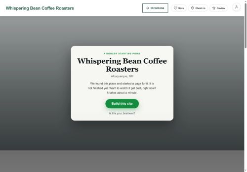 Preview of your live website