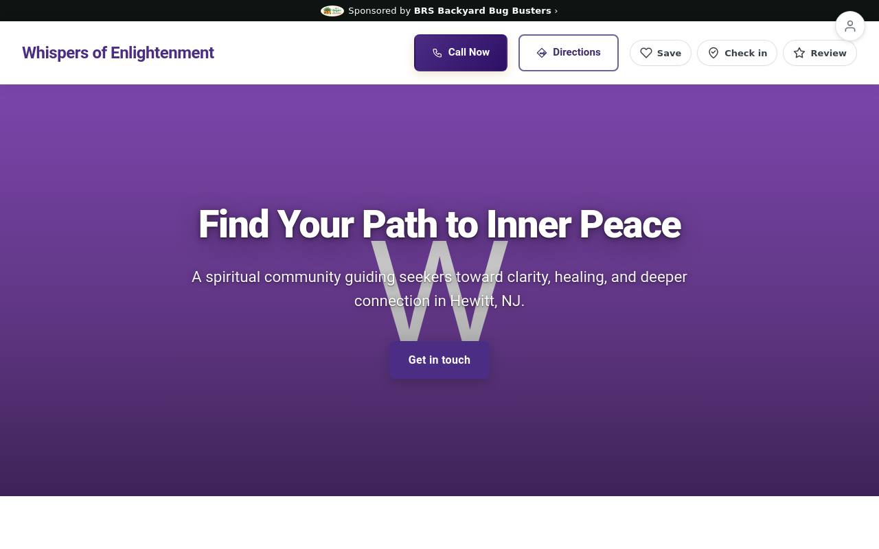 Preview of your live website