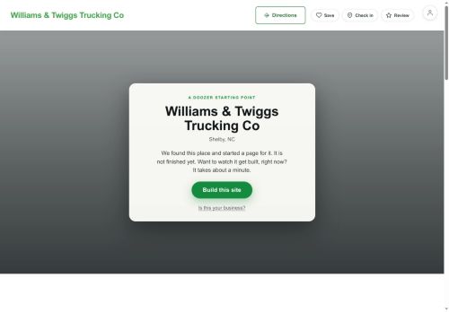 Preview of your live website