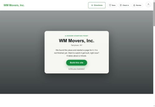Preview of your live website