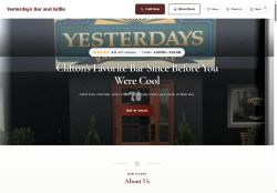 Preview of your live website