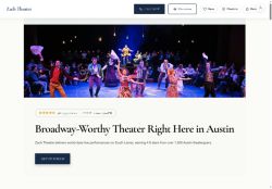 Preview of your live website