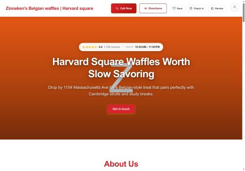 Preview of your live website